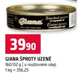 Terno Giana šproty uzené nabídka