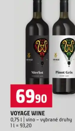 Terno Voyage wine nabídka