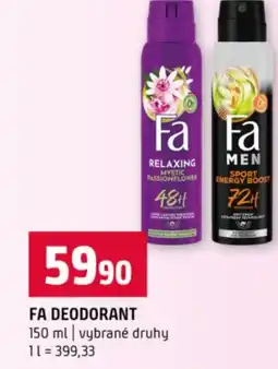 Terno Fa deodorant nabídka