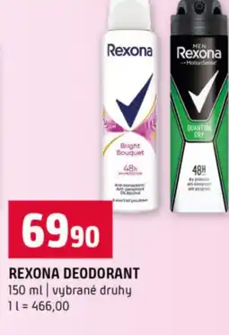 Terno Rexona deodorant nabídka