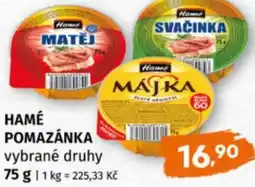 Terno Hamé pomazánka nabídka