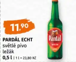 Terno Pardál echt světlé pivo ležák nabídka