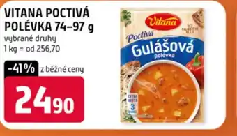 Terno Vitana poctivá polévka nabídka