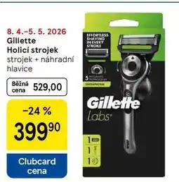 Tesco Gillette Holicí strojek strojek + náhradní hlavice nabídka