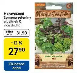 Tesco MoravoSeed Semena zeleniny a bylinek C, více druhů nabídka
