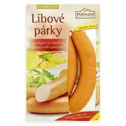 Tesco Ponnath ŘEZNIČTÍ MISTŘI Libové párky e 300g nabídka