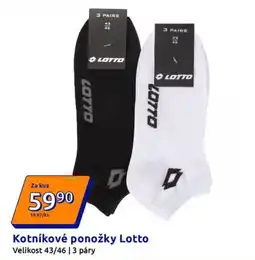 Action Kotníkové ponožky Lotto nabídka