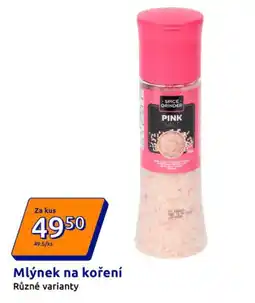 Action Mlýnek na koření nabídka