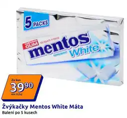 Action Žvýkačky Mentos White Máta nabídka