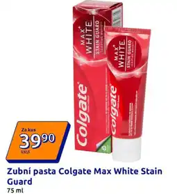 Action Zubní pasta Colgate Max White Stain Guard nabídka