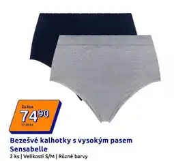 Action Bezešvé kalhotky s vysokým pasem Sensabelle nabídka