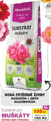 Mountfield Substrát pro MUŠKÁTY nabídka