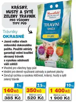 Mountfield Trávníky OKRASNÉ nabídka