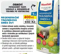 Mountfield Regenerační trávníková směs 3v1 nabídka