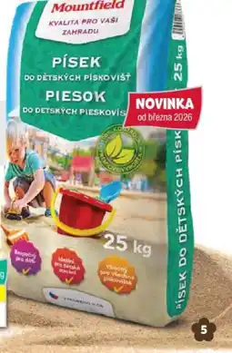 Mountfield PÍSEK na dětská hřiště nabídka
