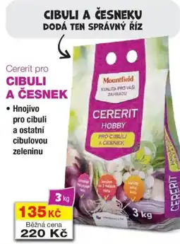 Mountfield Cererit pro cibuli a česnek nabídka