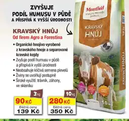 Mountfield Kravský hnůj Od firem Agro a Forestina nabídka