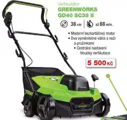 Mountfield Greenworks GD40 SC38 II nabídka