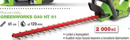 Mountfield Plotové nůžky Greenworks G40 HT 61 nabídka