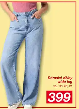 Kik Dámské džíny wide leg nabídka