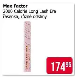 Teta Max Factor 2000 Calorie Long Lash Era nabídka
