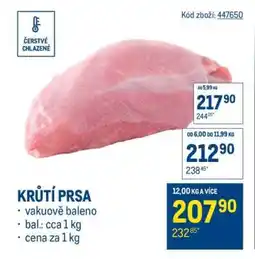 Makro Krůtí prsa nabídka