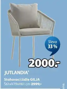 JYSK JUTLANDIA Stohovací židle GILJA nabídka
