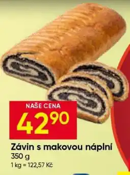 Hruška Závin s makovou náplní nabídka