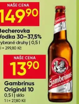 Hruška Gambrinus Originál 10 nabídka