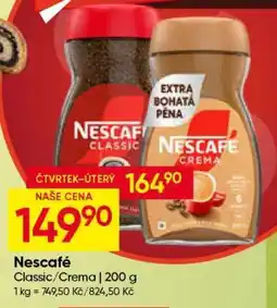Hruška Nescafé nabídka