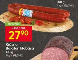 Hruška Krásno Balaton klobása nabídka