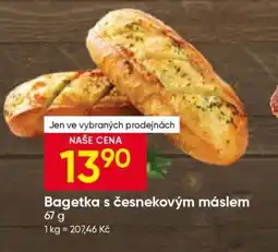 Hruška BAGETKA S ČESNEKOVÝM MÁSLEM nabídka