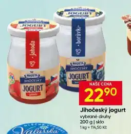 Hruška Jihočeský jogurt nabídka