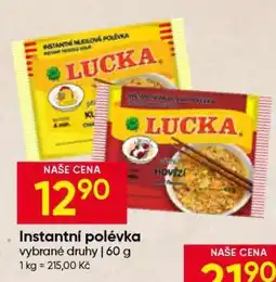 Hruška Instantní polévka nabídka