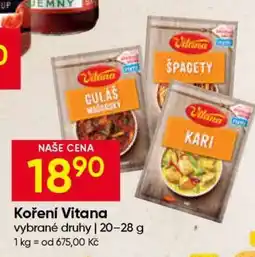 Hruška KOŘENÍ VITANA nabídka