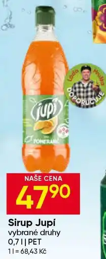 Hruška SIRUP JUPÍ nabídka