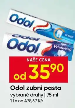 Hruška Odol zubní pasta nabídka