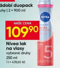 Hruška Nivea Lak na vlasy nabídka