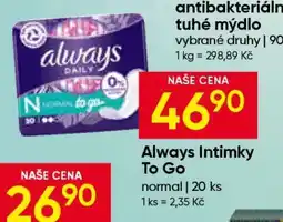 Hruška Always Intimky To Go nabídka