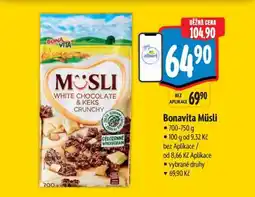 Albert Bonavita Müsli nabídka