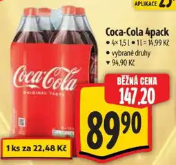 Albert Coca-Cola 4pack nabídka