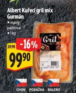Albert Albert Kuřecí GRIL MIX Gurmán nabídka