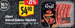 Albert Albert Masová klobása Chipolata nabídka