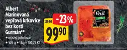 Albert Albert Marinovaná vepřová krkovice bez kosti Gurmán nabídka