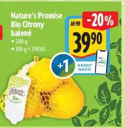 Albert Nature's Promise Bio Citrony balené nabídka