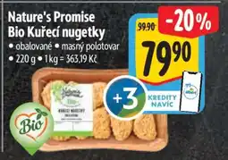 Albert Nature's Promise Bio Kuřecí nuggetky nabídka