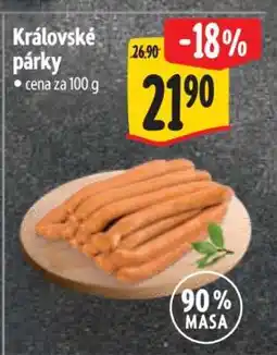 Albert Královské párky nabídka
