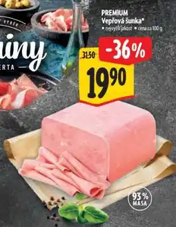 Albert PREMIUM Vepřová šunka nabídka