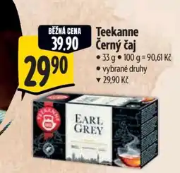 Albert Teekanne černý čaj nabídka