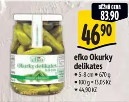 Albert efko Okurky delikates nabídka